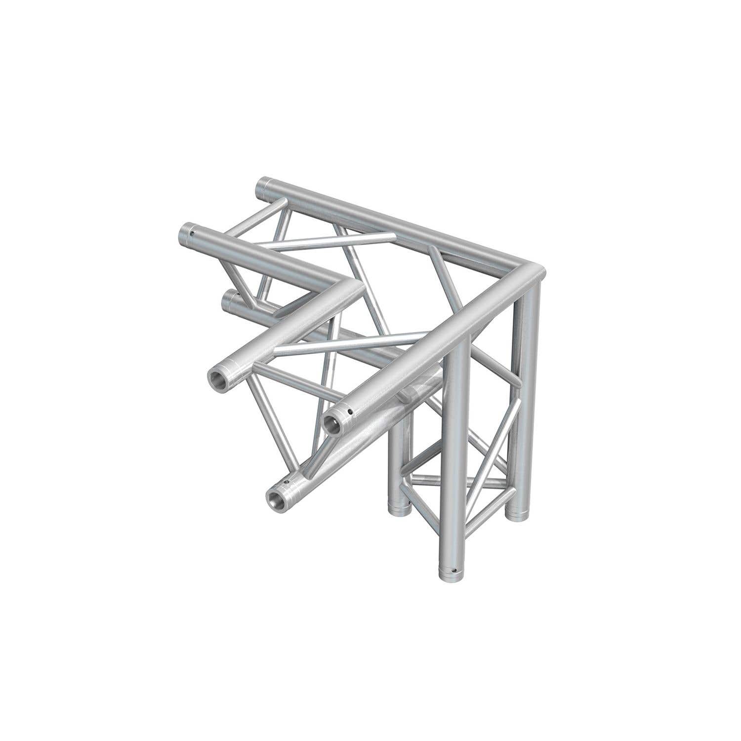 Retourdeal - BeamZ Truss P33-C33 driehoek truss 90° 3-weg hoek - Apex down right