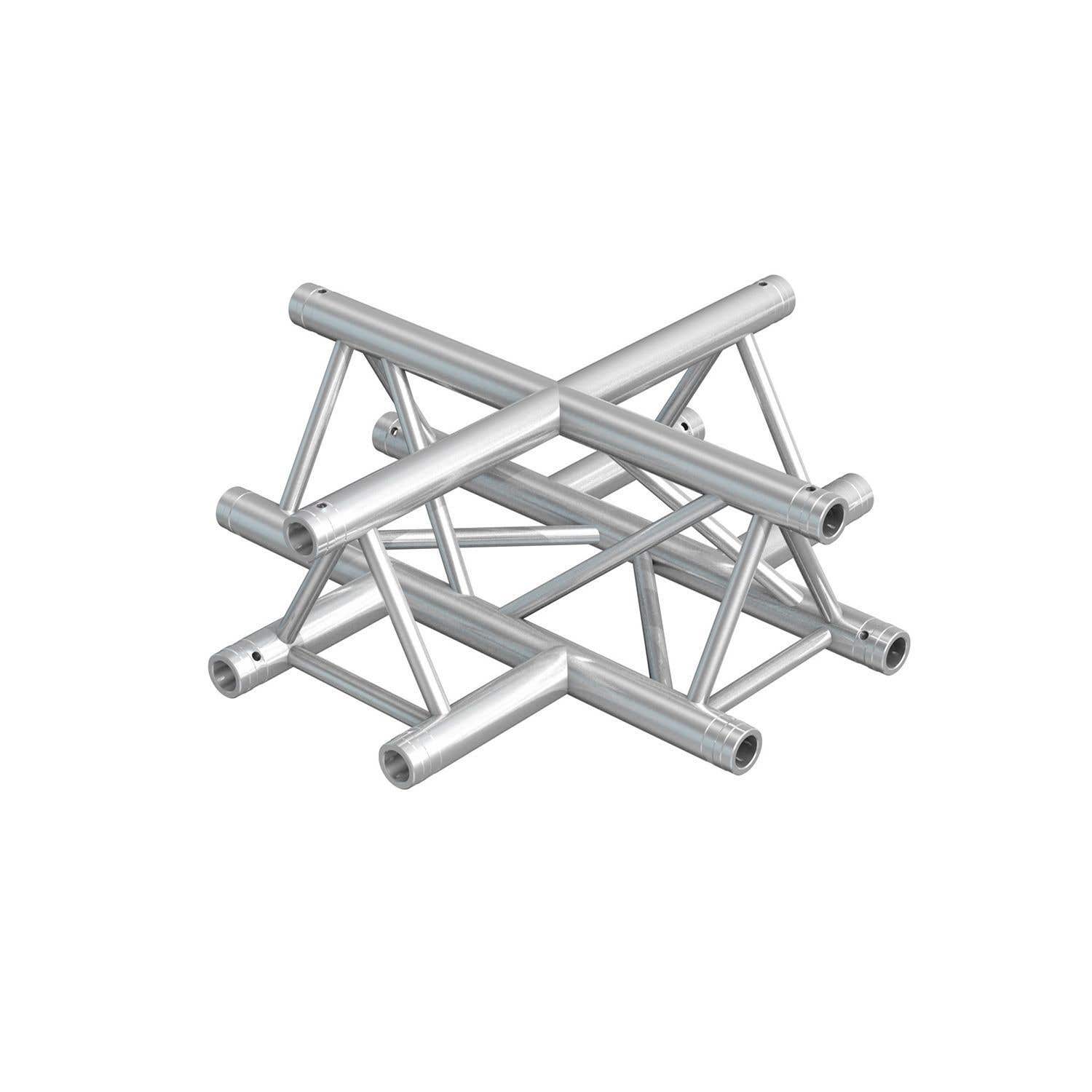 BeamZ Truss P33-C41 driehoek truss 4-weg kruis - Horizontaal