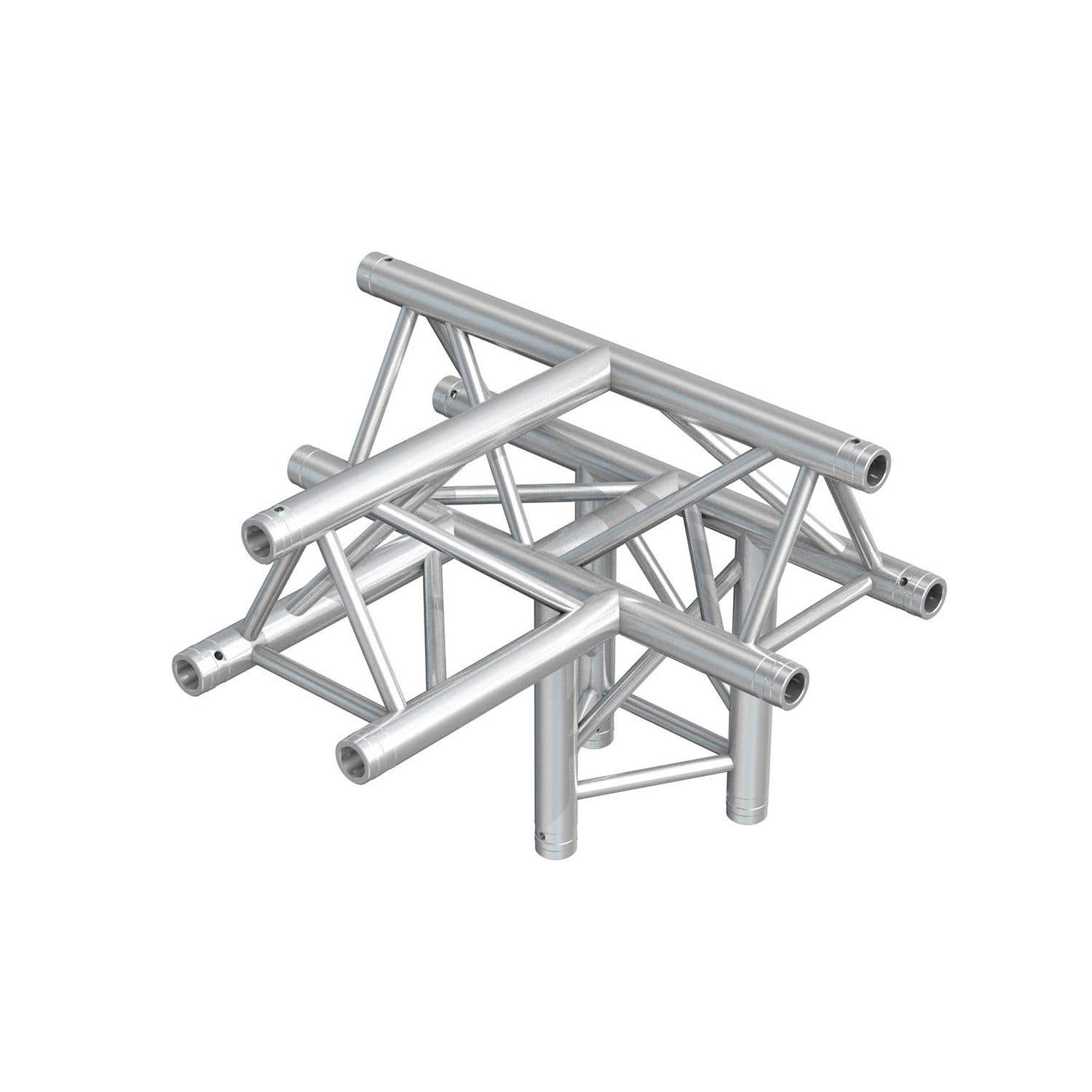 BeamZ Truss P33-T43 driehoek truss T-stuk 4-weg - Apex up
