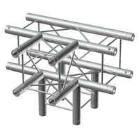 BeamZ Deco Truss P24-T42 vierkante truss T-stuk 4-weg