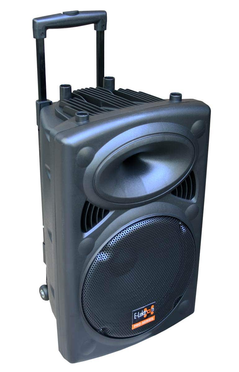 Retourdeal - E-Lektron EL30-M MK-III - Mobiel PA systeem - Met ingebouwde accu - Inclusief 2 draadloze microfoons