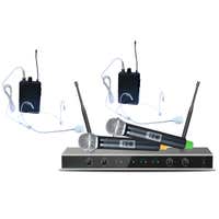 E-Lektron IU-4011MH draadloze microfoonset - 4-kanaals - UHF