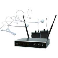 E-Lektron IU-2082H draadloze UHF headsetmicrofoon set - 2-kanaals
