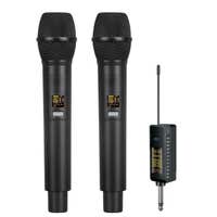 E-Lektron U-2 plug-in draadloze UHF microfoonset - 2 handmicrofoons