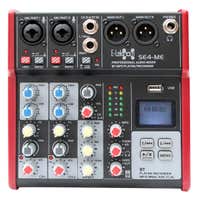 E-Lektron SE-4 live mengpaneel met Bluetooth en USB-opnamefunctie