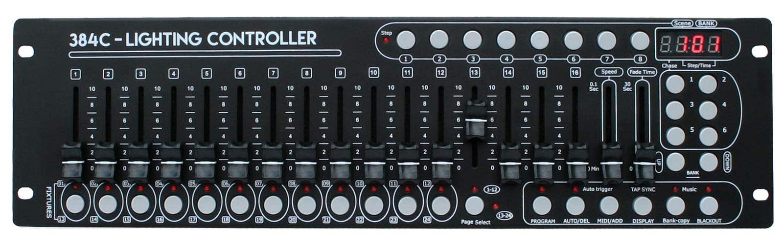 E-Lektron C-384C DMX controller 384-kanaals - 19 inch