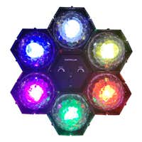 E-Lektron Astra 6+1 LED lichteffect - Muziekgestuurd - Retro discolamp - Modulaire opbouw