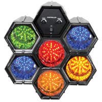 E-Lektron LED lichtorgel - Klassiek disco-effect - Zes modulaire LED modules - Muziekgestuurd