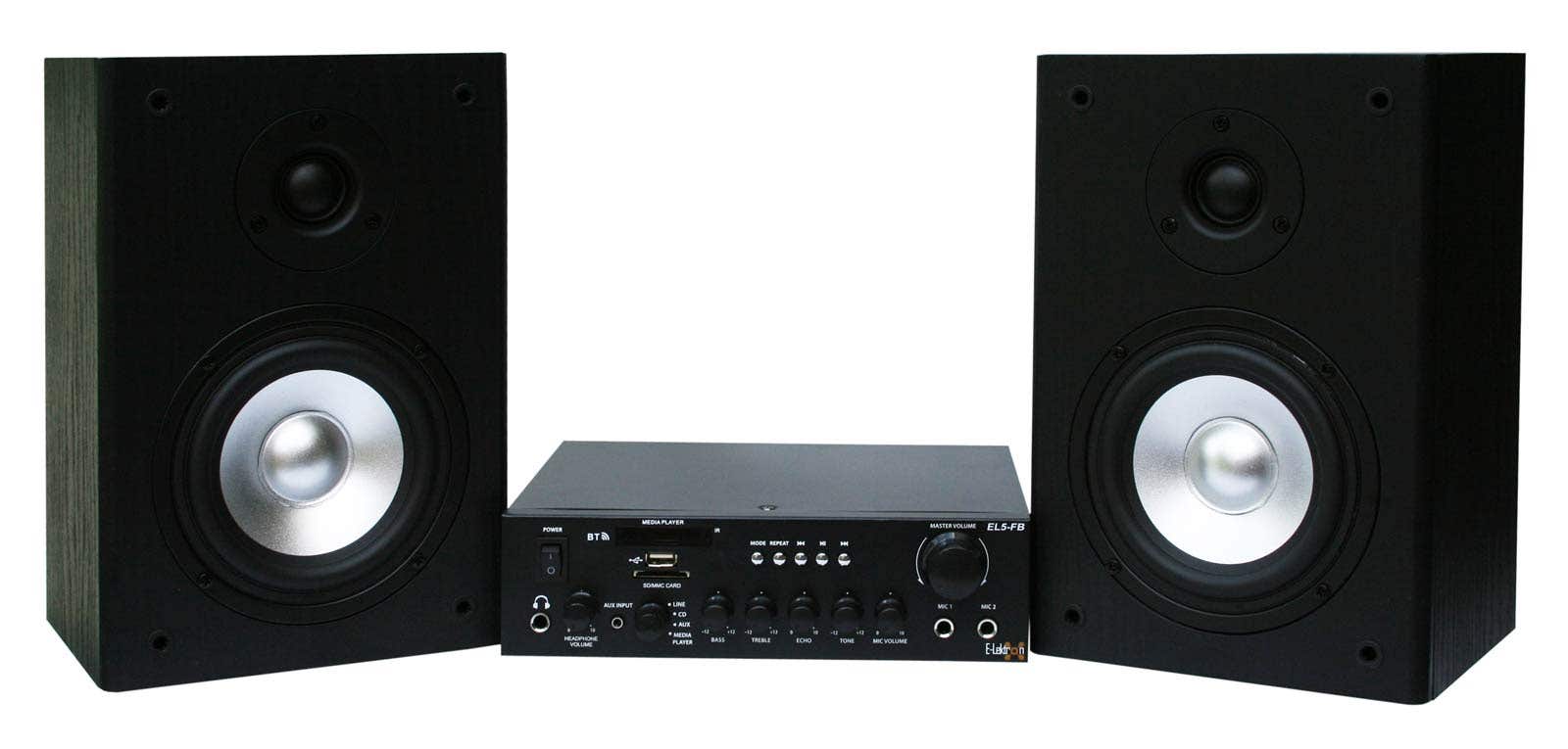 E-Lektron EL5-FB HiFi stereo-installatie met Bluetooth - 100W