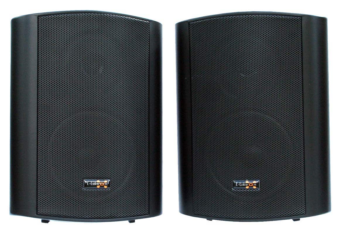 E-Lektron EWL5A Zwart - Actieve luidsprekerset - Met muurbeugels - 120 watt
