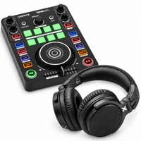 Vonyx Spin100 DJ controller - Tweekanaals DJ deck - Met Virtual DJ LE software en DJ hoofdtelefoon