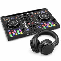 Vonyx Loop300 DJ controller set - Met DJ koptelefoon - Virtual DJ LE software - Beginner DJ set