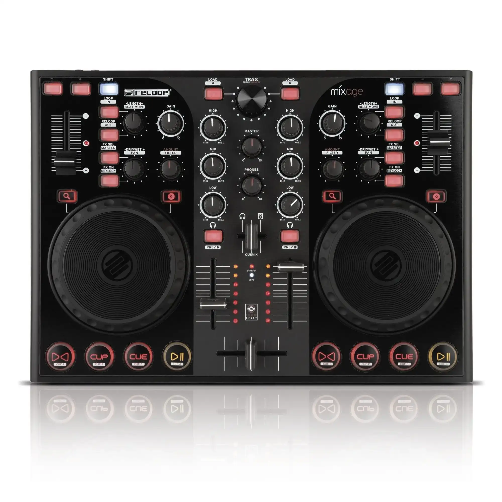 Reloop Mixage MK2 動作確認済み Reloop Mixage Interface Edition MK2 MIDI controller