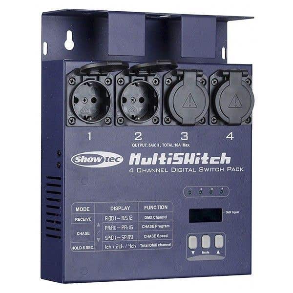 Showtec MultiSwitch switchpack 4-kanaals