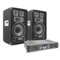 Vonyx TX10 Speakerset 10" 1200W met SkyTec PRO600 versterker