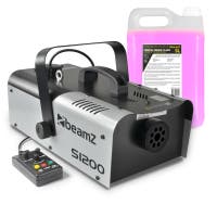 BeamZ S1200 MKII rookmachine met 5 liter rookvloeistof - 1200 watt