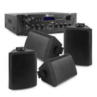 Horeca set voor binnen & buiten met Bluetooth en mp3 - Zwart