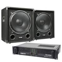 MAX 'Dark Night 15SUB' subwooferset - 2400W max.