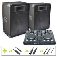 Power Dynamics PDC-07 Actieve DJ Controller Set CSB15 - 1600W