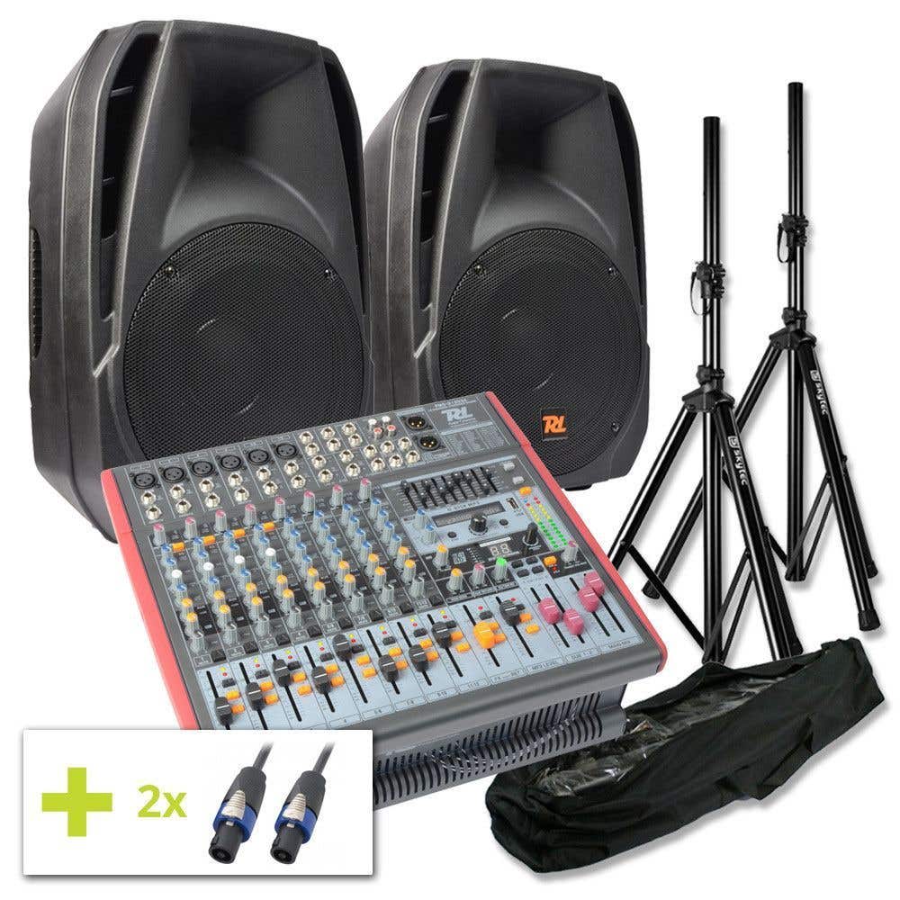 Power Dynamics 2400W professionele live stage set
