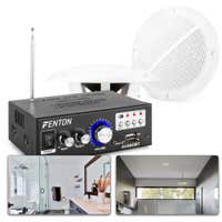 Fenton BS05 Badkamer speakers inbouw - Waterdichte speakerset met versterker - Bluetooth - 5 inch