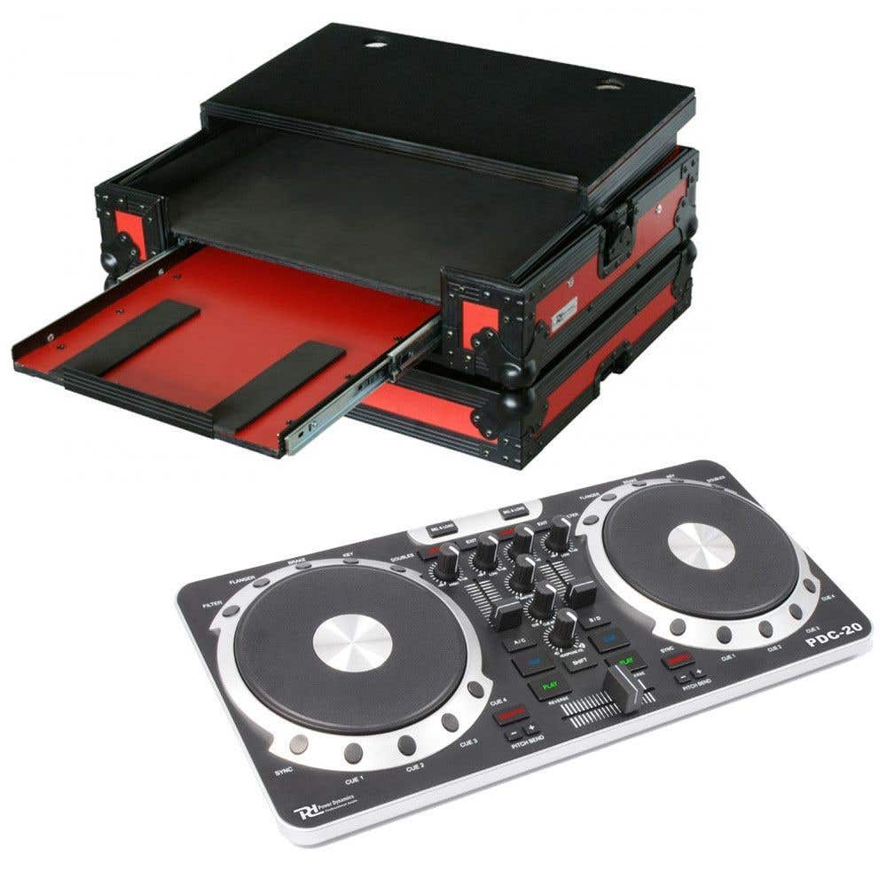 Power Dynamics PDC-20 midi controller met flightcase