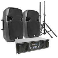 Vonyx SPJ1200 complete geluidsset 800W incl. standaards
