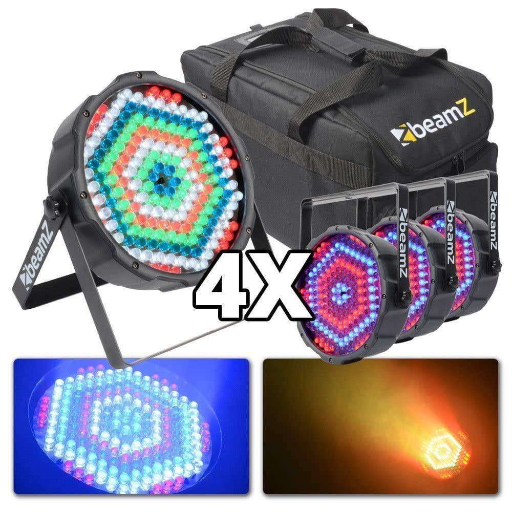 BeamZ Parrenset 4x in Flightbag