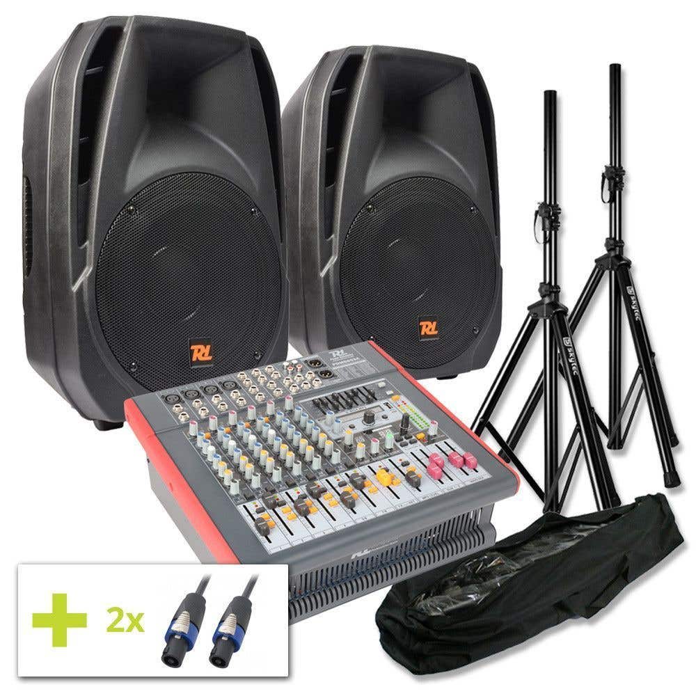 Power Dynamics geluidsset voor live optredens en bands