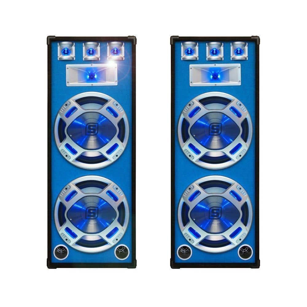Skytec Blauw Pa Speakerset 15 2 X 1000W Met Led Verlichting skytec kopen in de aanbieding Skytec Blauw Pa Speakerset 15 2 X 1000W Met Led Verlichting skytec kopen in de aanbieding