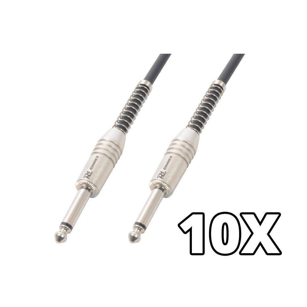 PD Connex gitaarkabelset met 10x 3mtr gitaarkabel