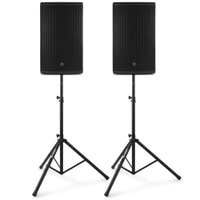 Power Dynamics PD415A speakerset 2800W met standaards