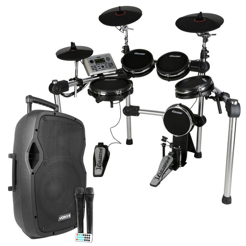 Carlsbro Csd500 Mobiele Mesh Head Drumset Met Speaker carlsbro kopen in de aanbieding