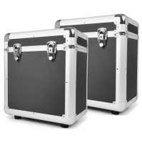 Power Dynamics RC80 12" Platenkoffers Zwart (Set van 2)