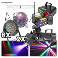 BeamZ Complete Lichtset voor de DJ (Met gratis lichtbrug!)