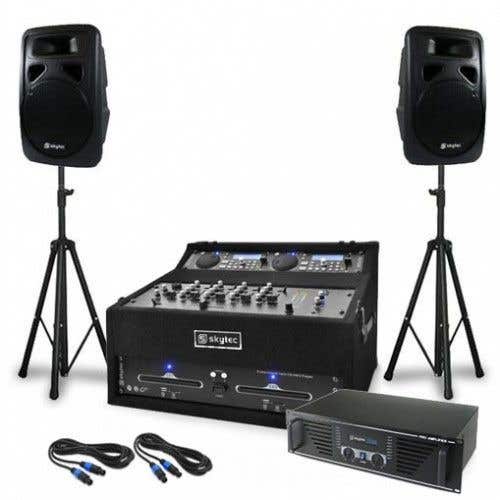 Complete DJ Set 1000W USB / MP3 met 12