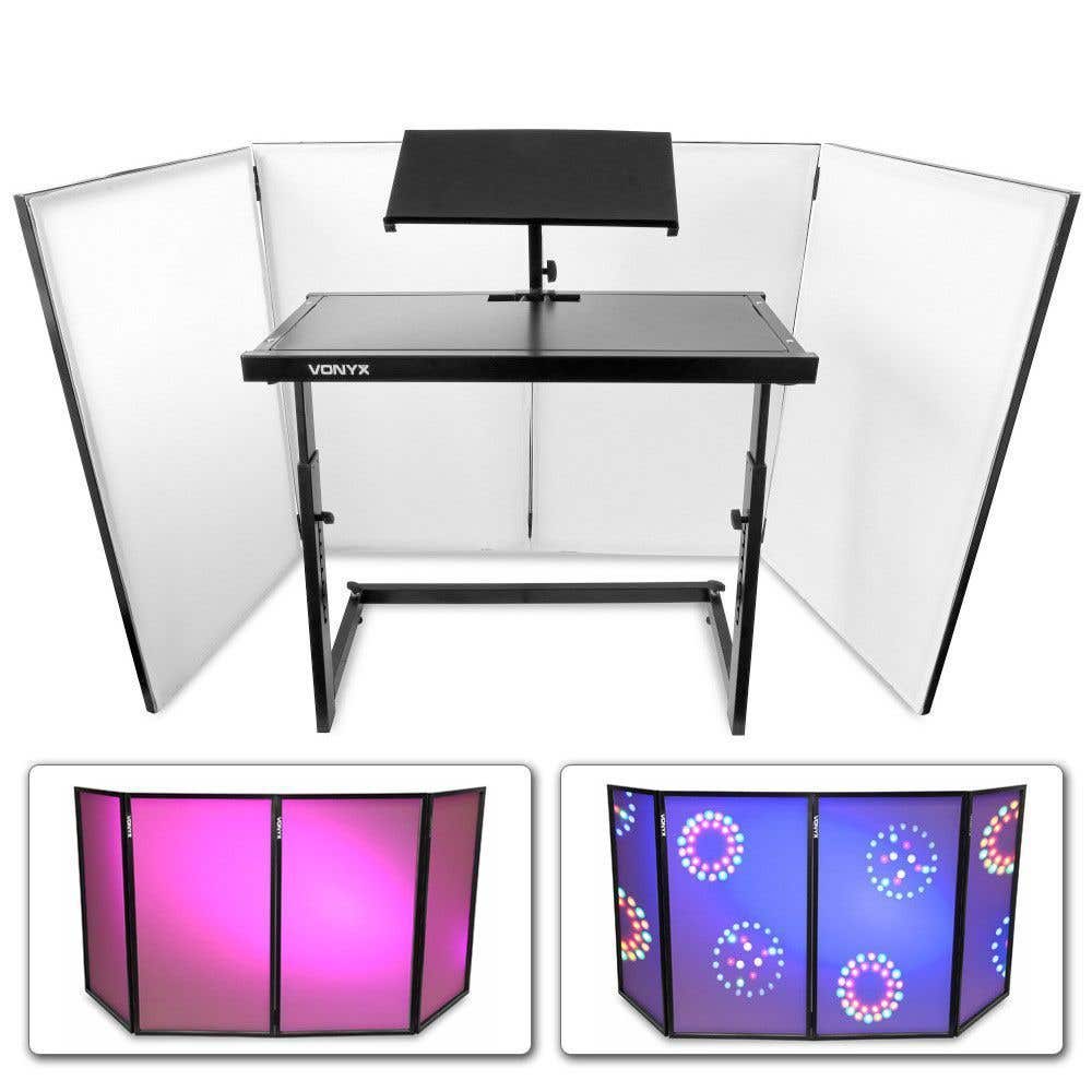 Vonyx Inklapbare Dj Booth Voor De Mobiele Dj Bestaande Uit Meubel En Scherm vonyx kopen in de aanbieding Vonyx Inklapbare Dj Booth Voor De Mobiele Dj Bestaande Uit Meubel En Scherm vonyx kopen in de aanbieding