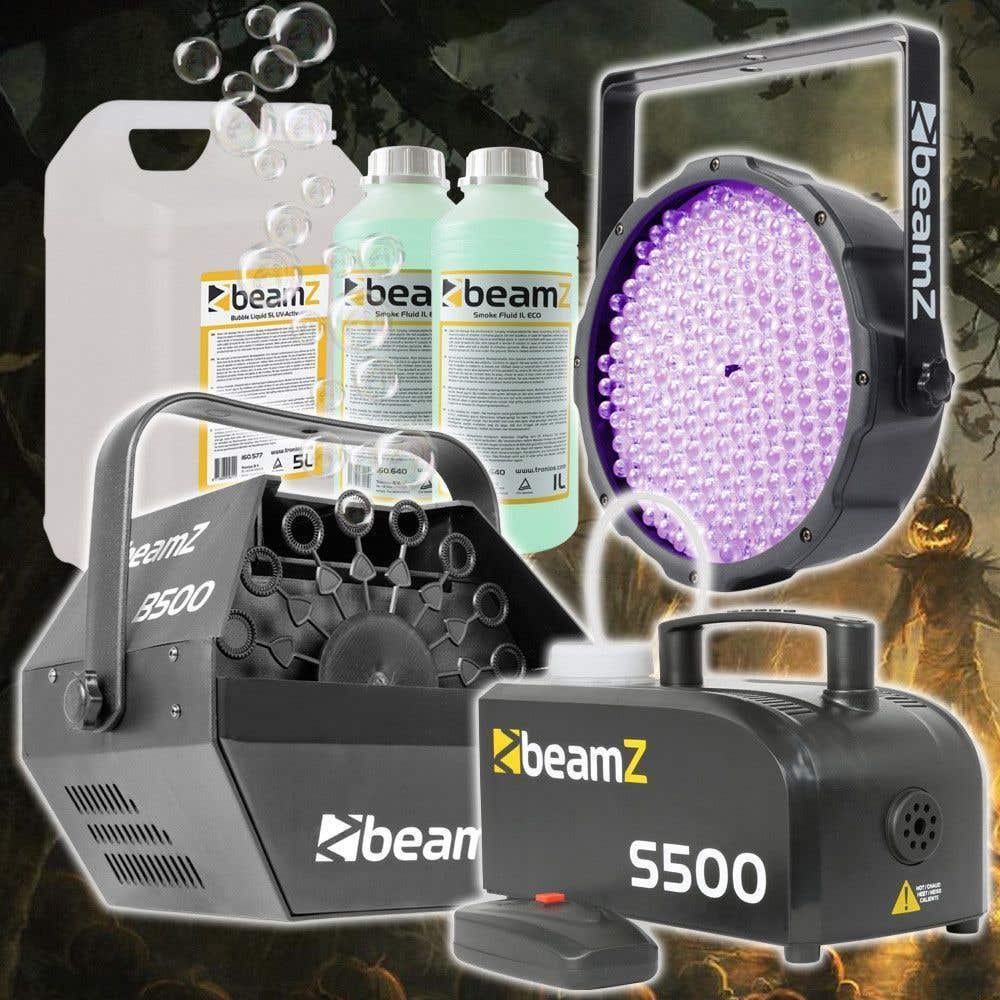 BeamZ Halloween Bellen, Rook, Blacklight Combo set