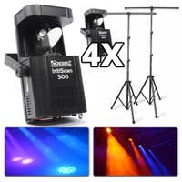 BeamZ Intiscan 300 DMX lichtset incl. statieven