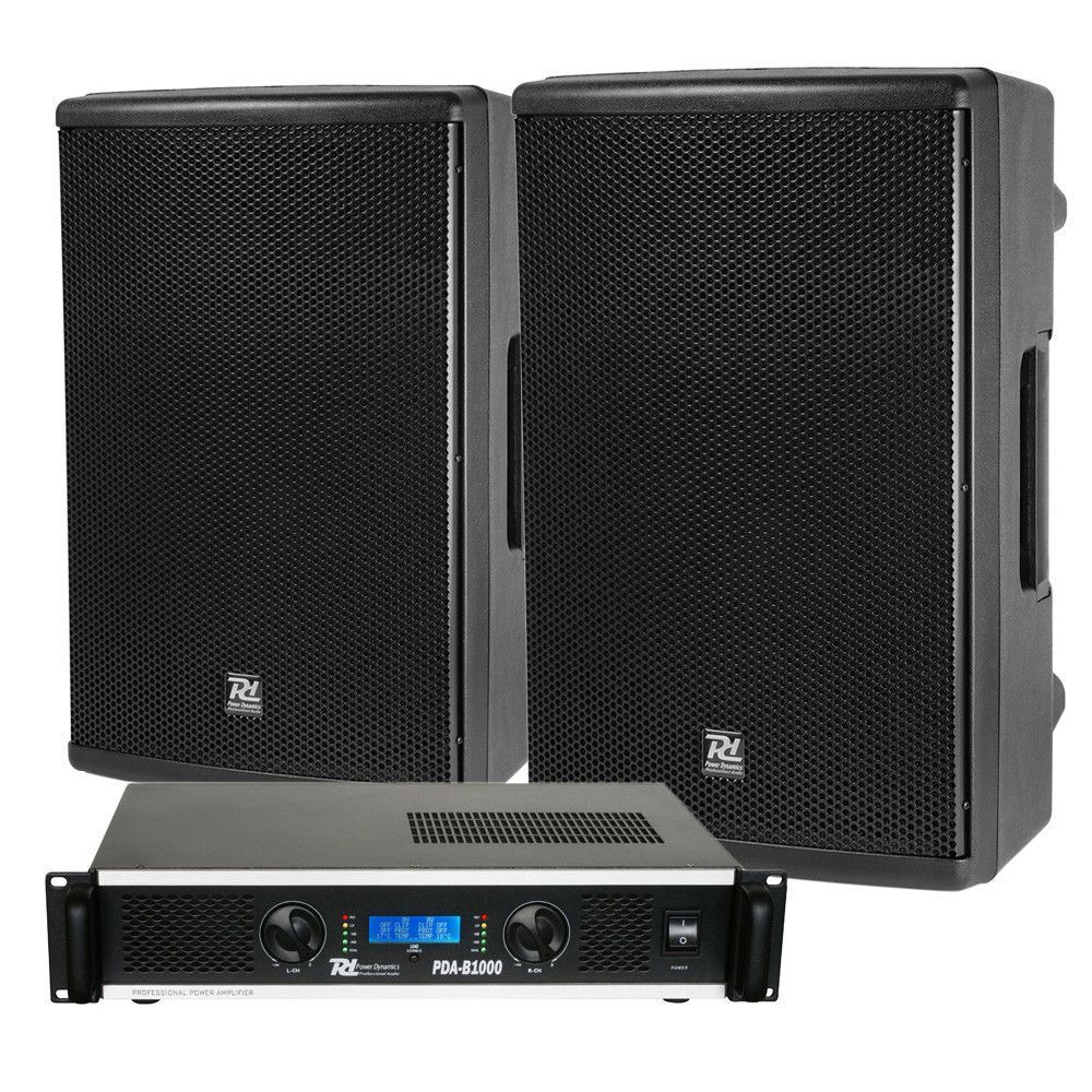 Power Dynamics professionele geluidsinstallatie - 15" speakers 2800W