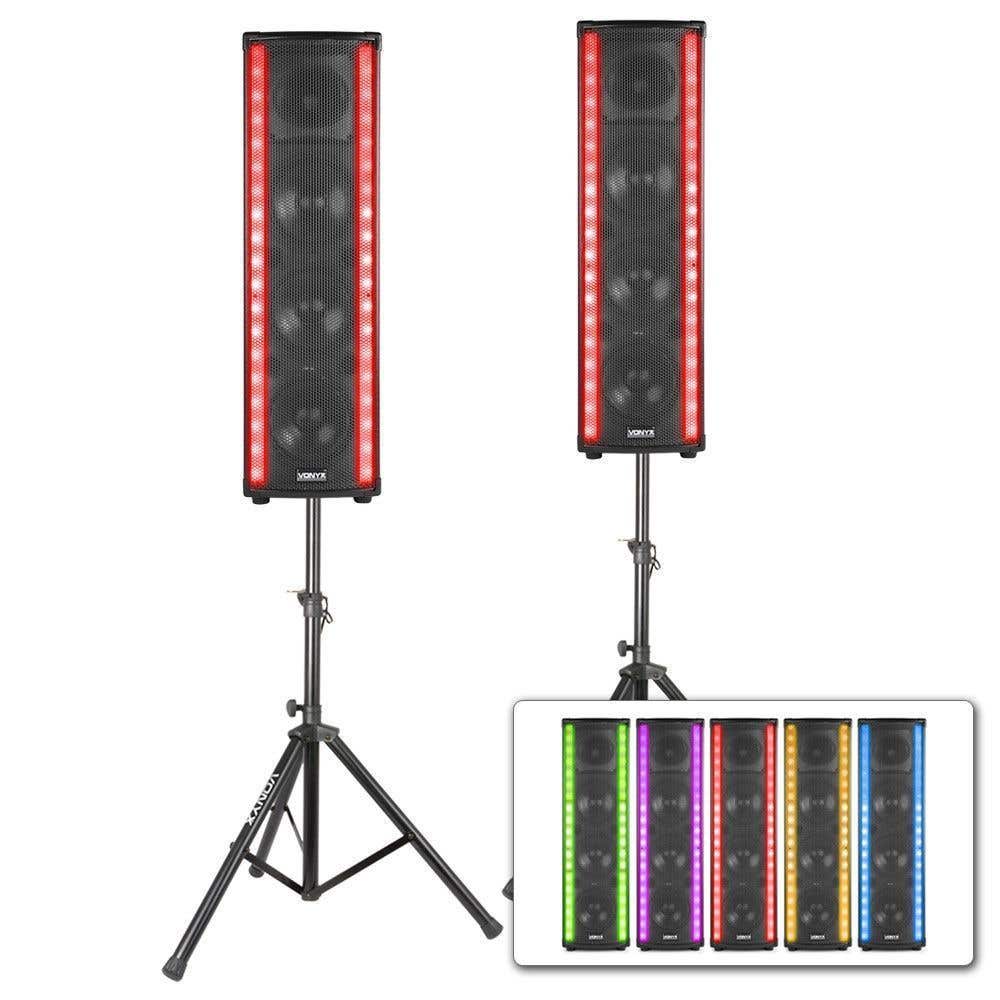 Vonyx Lm80 Lightmotion Bluetooth Dj Speakerset Met Led Lichteffect vonyx kopen in de aanbieding Vonyx Lm80 Lightmotion Bluetooth Dj Speakerset Met Led Lichteffect vonyx kopen in de aanbieding