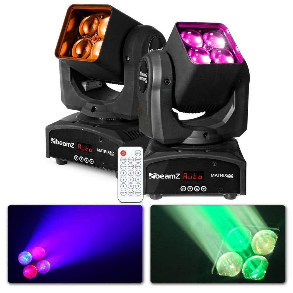 BeamZ Matrix22Z movinghead - set van 2 movingheads