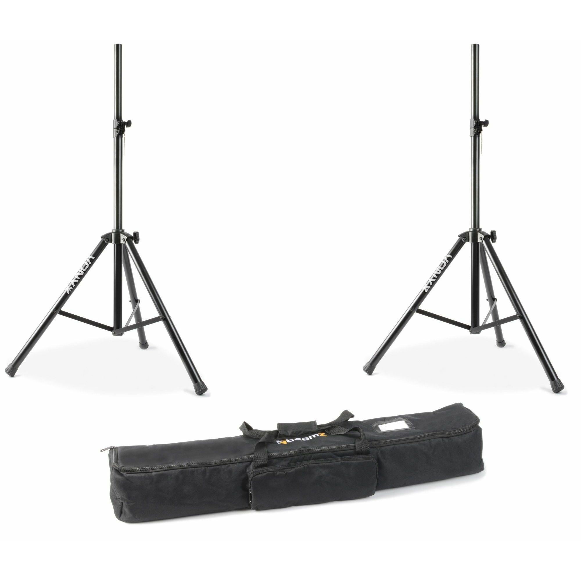 Vonyx Pro Speakerstandaard set (max. belasting 80kg) in tas