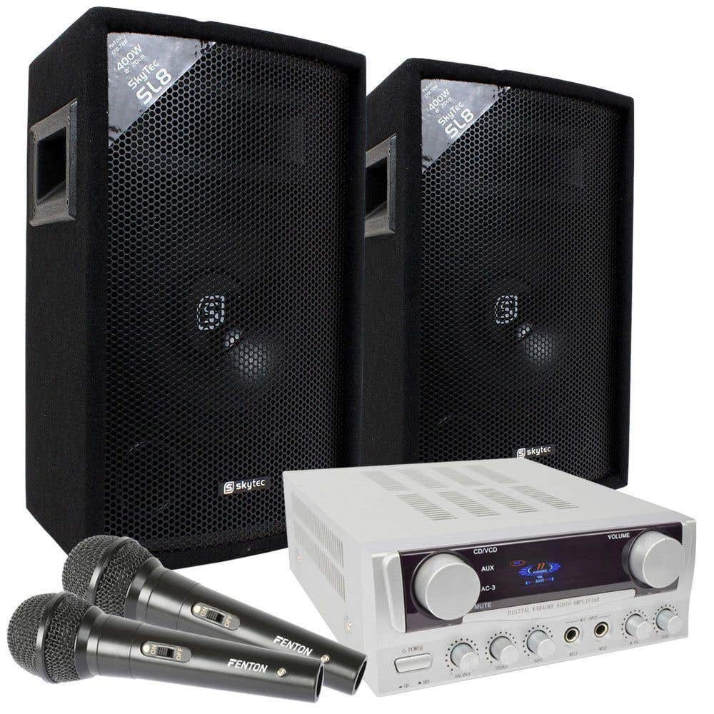 Skytronic Complete Just Sing Zangset Met 2 Microfoons En Kabels skytronic kopen in de aanbieding Skytronic Complete Just Sing Zangset Met 2 Microfoons En Kabels skytronic kopen in de aanbieding