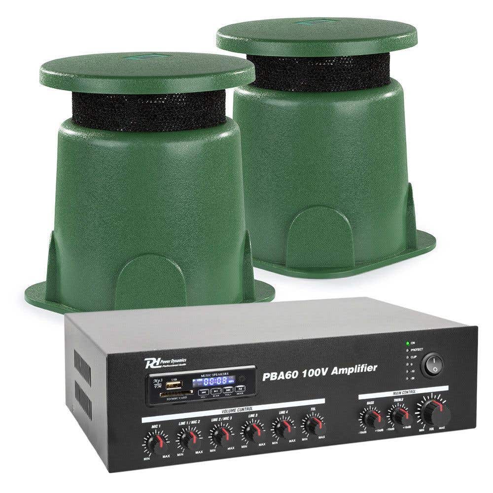 Power Dynamics Tuin Of Terras Geluidsinstallatie Met Twee Weerbestendige Speakers power dynamics kopen in de aanbieding Power Dynamics Tuin Of Terras Geluidsinstallatie Met Twee Weerbestendige Speakers power dynamics kopen in de aanbieding