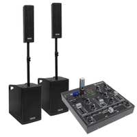 Vonyx VX1050BT mobiele 1150W DJ set met 4-kanaals mixer en kabels