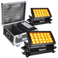 BeamZ Star-Color 240 (twee stuks) in FL2 flightcase