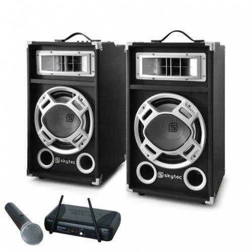 Karaoke set SPD-10 met draadloze microfoon 800W