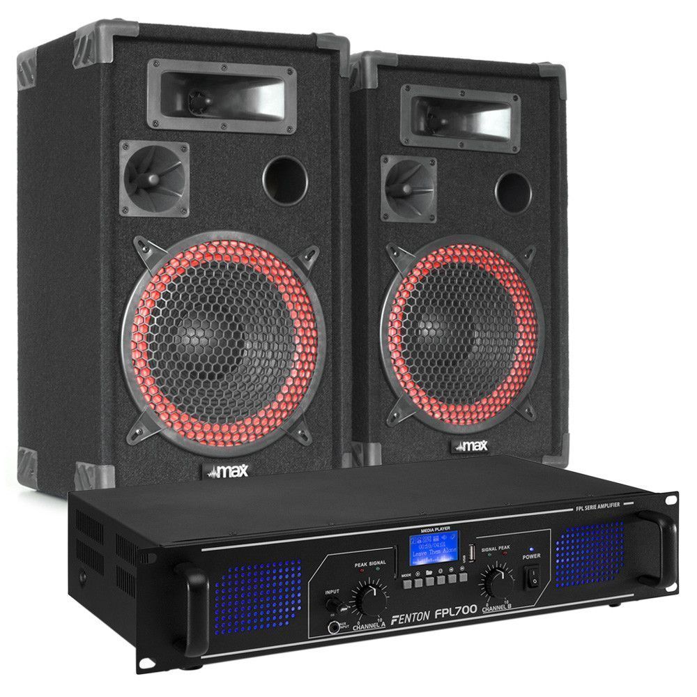 Fenton FPL700 Bluetooth en mp3 geluidsinstallatie klasse-D 700W