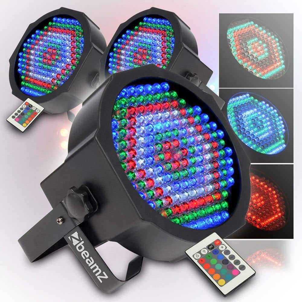 Beamz Lichtset Met 3 Flatpar Rgbw Led Spots Afstandsbediening beamz kopen in de aanbieding Beamz Lichtset Met 3 Flatpar Rgbw Led Spots Afstandsbediening beamz kopen in de aanbieding